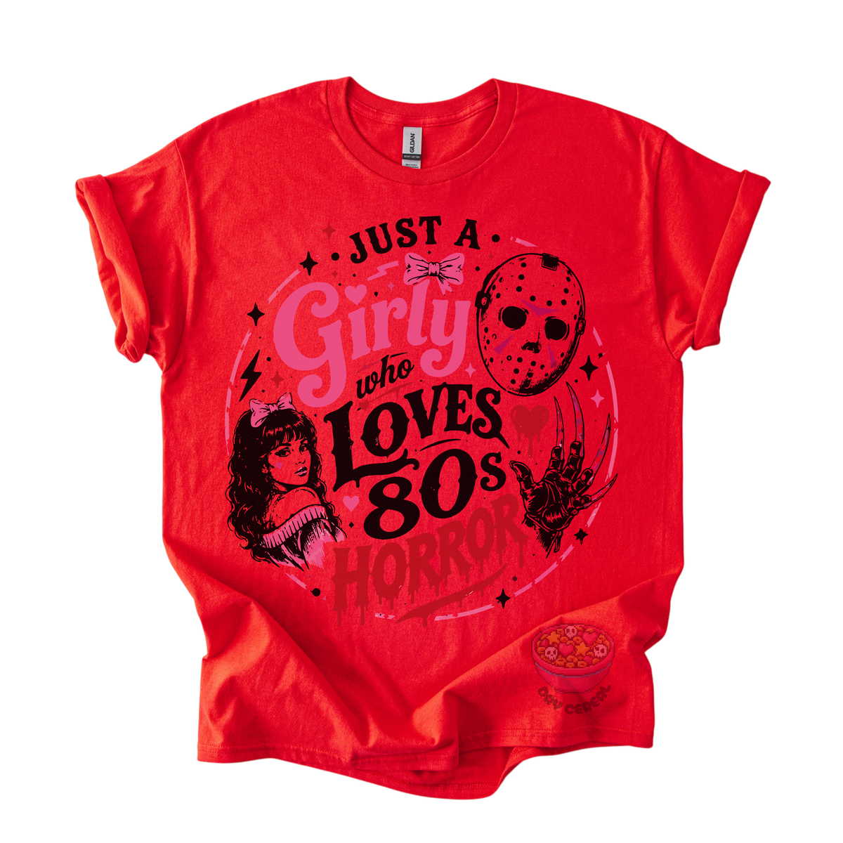Girly Loves 80s Horror Tee