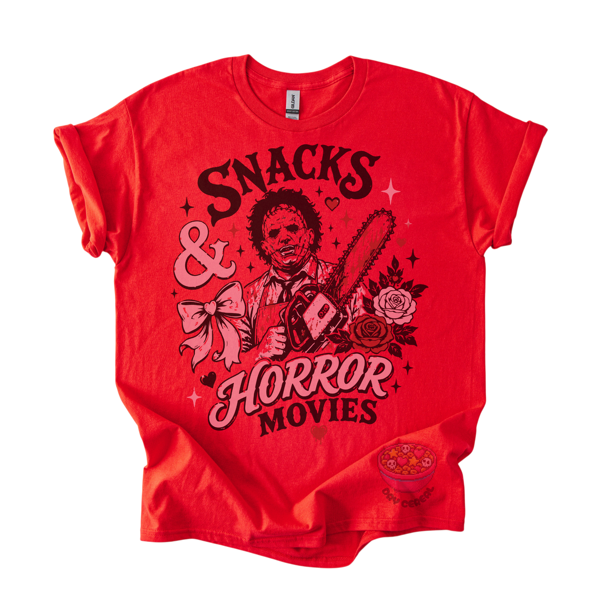 Snacks & Horror Movies Tee