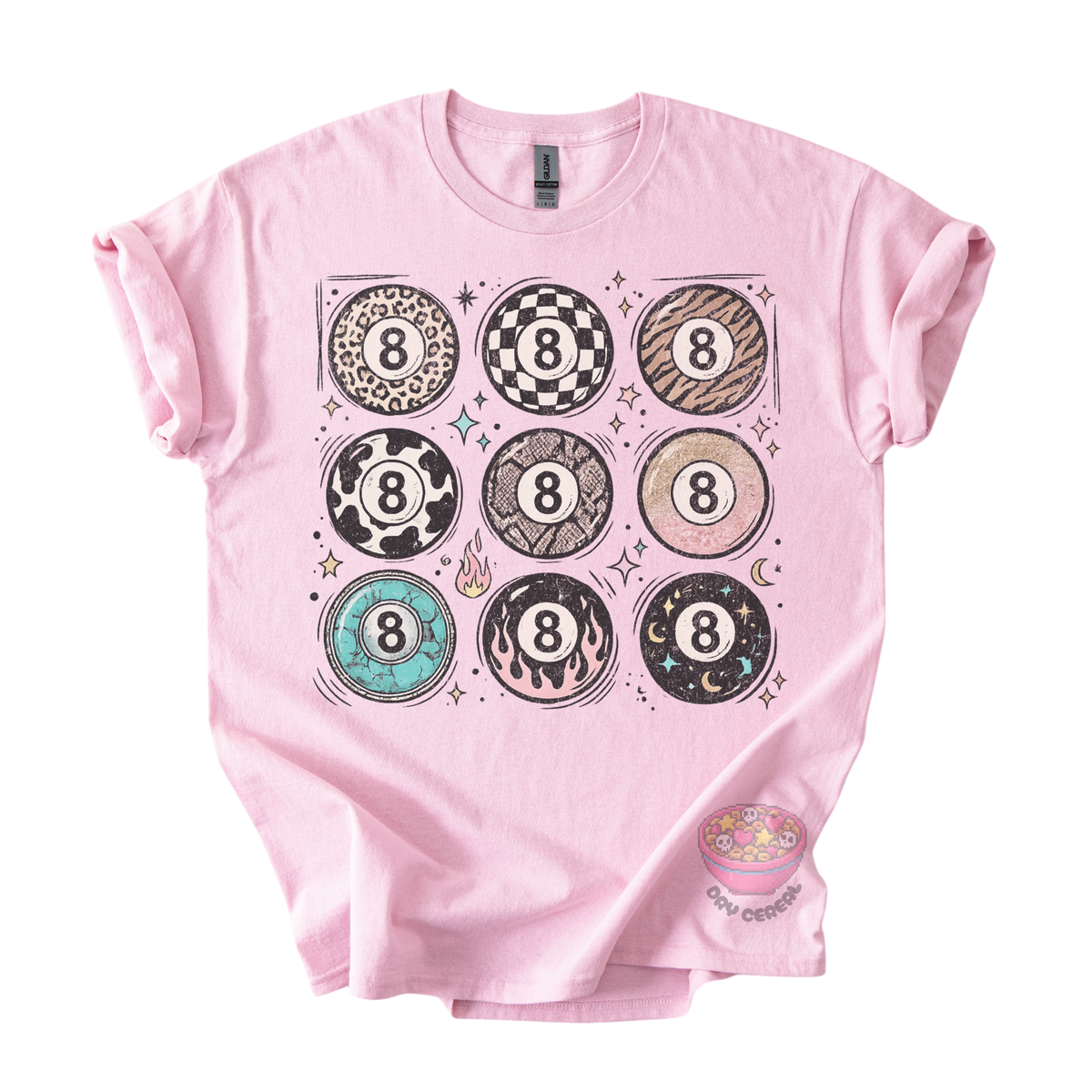 Retro 8 Ball Graphic Tee