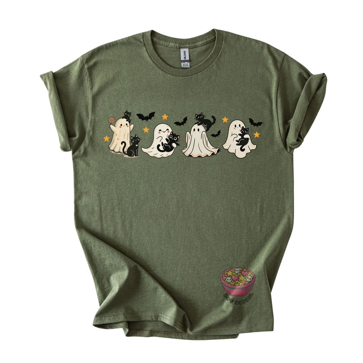 Cute Ghost Cats Tee
