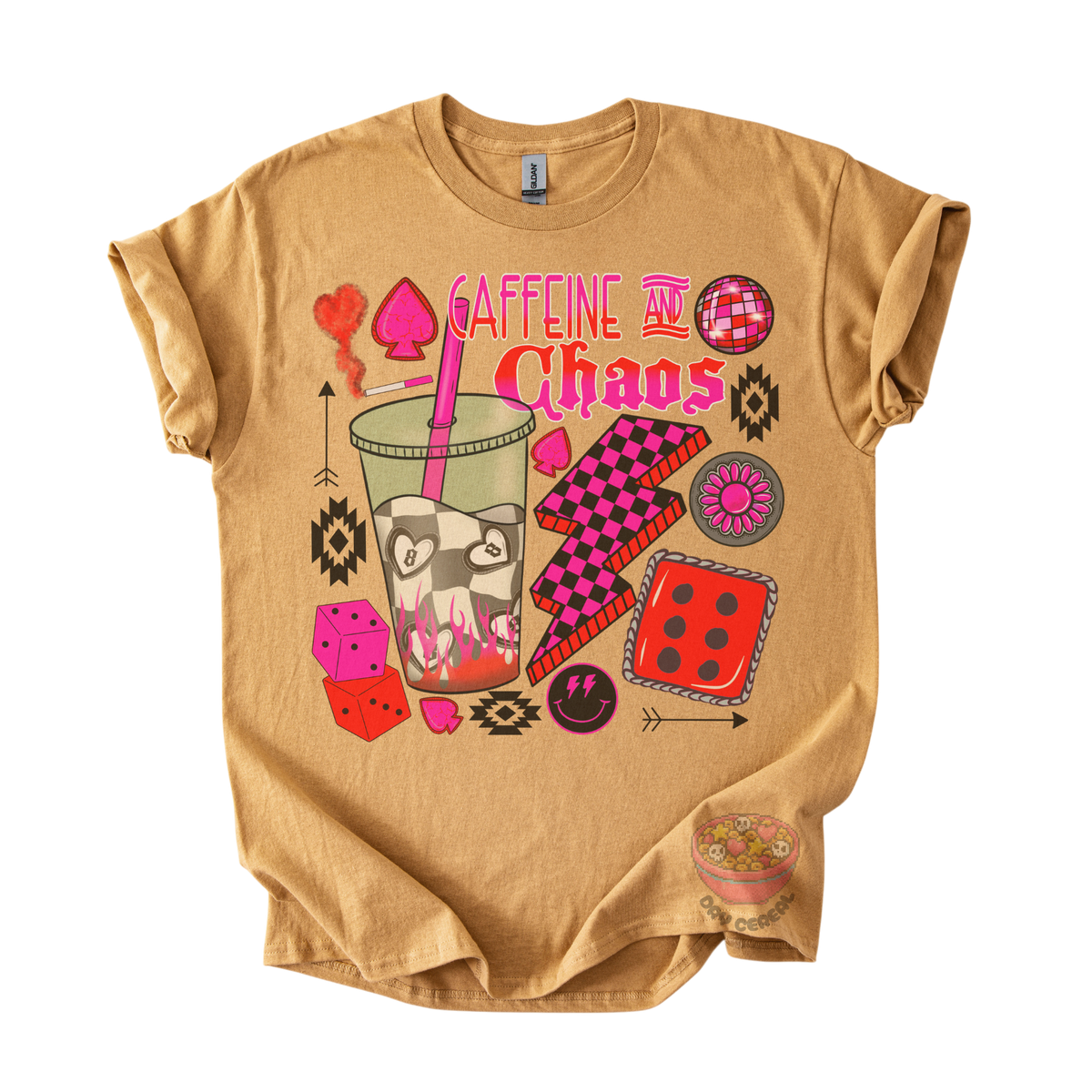 Caffeine and Chaos Tee
