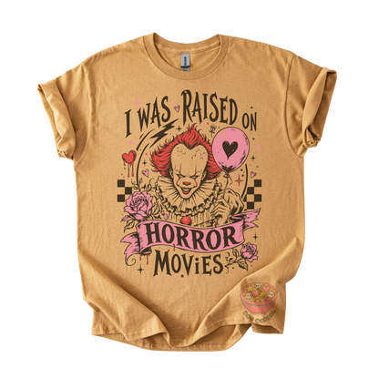 Raised on Horror Movies Tee