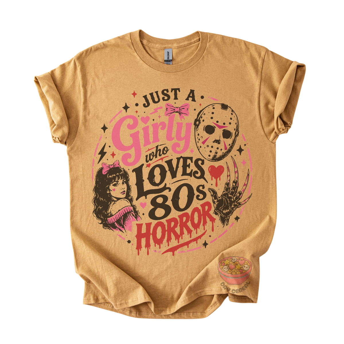 Girly Loves 80s Horror Tee