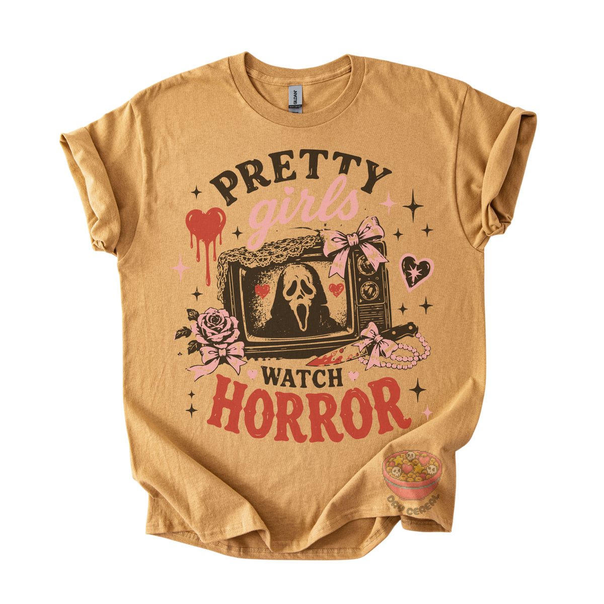 Pretty Girls Watch Horror Tee
