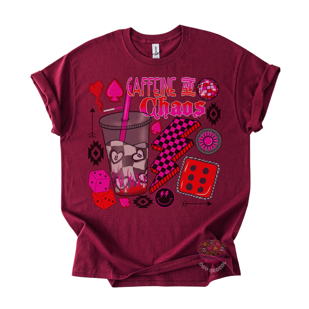 Caffeine and Chaos Tee