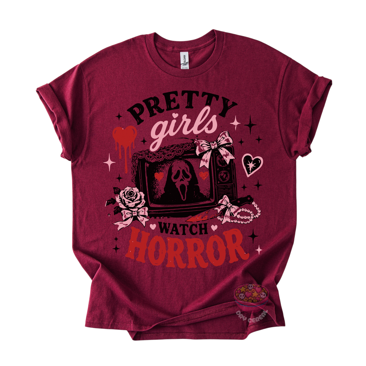 Pretty Girls Watch Horror Tee