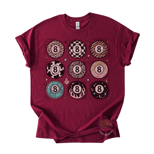 Retro 8 Ball Graphic Tee