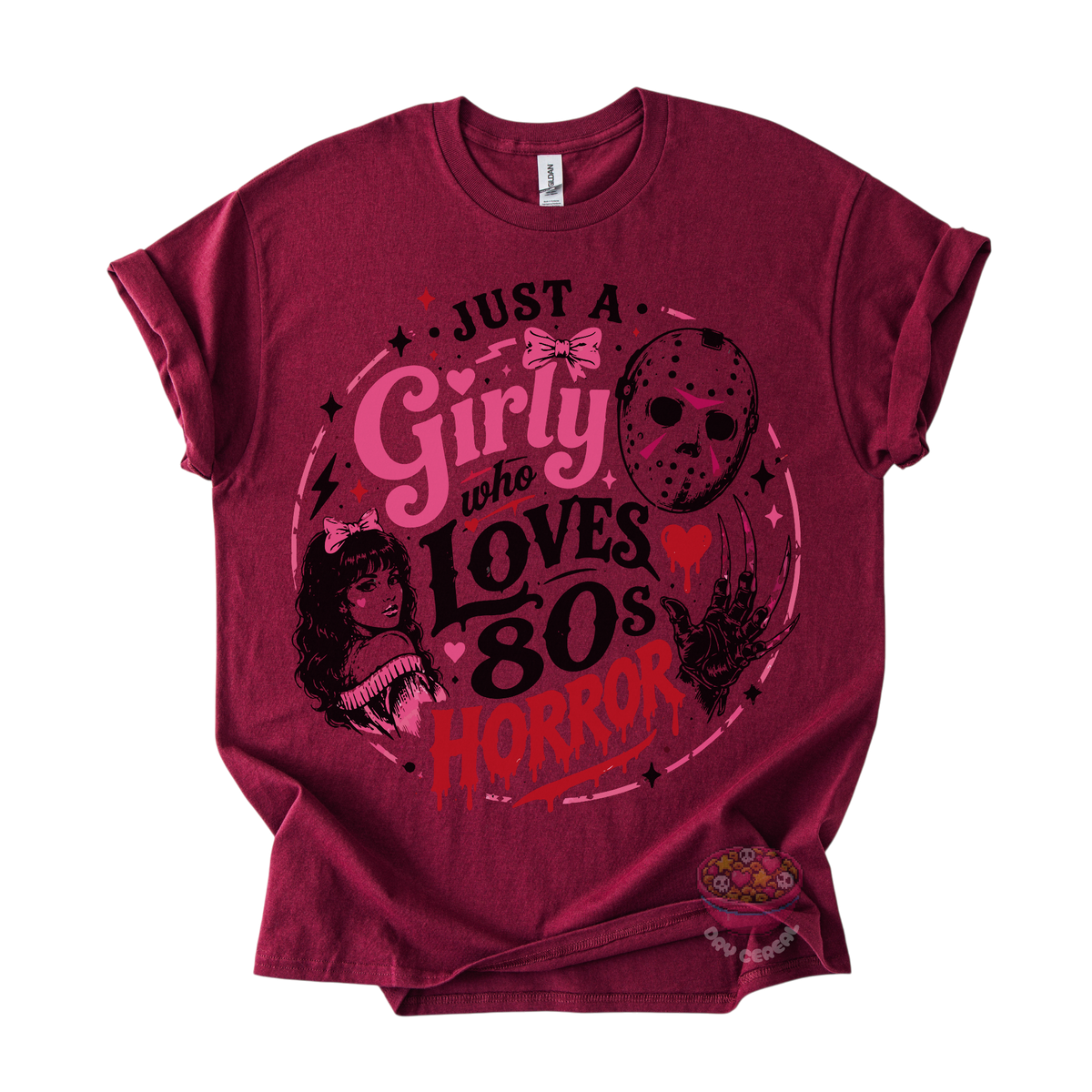 Girly Loves 80s Horror Tee