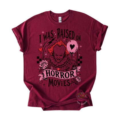 Raised on Horror Movies Tee
