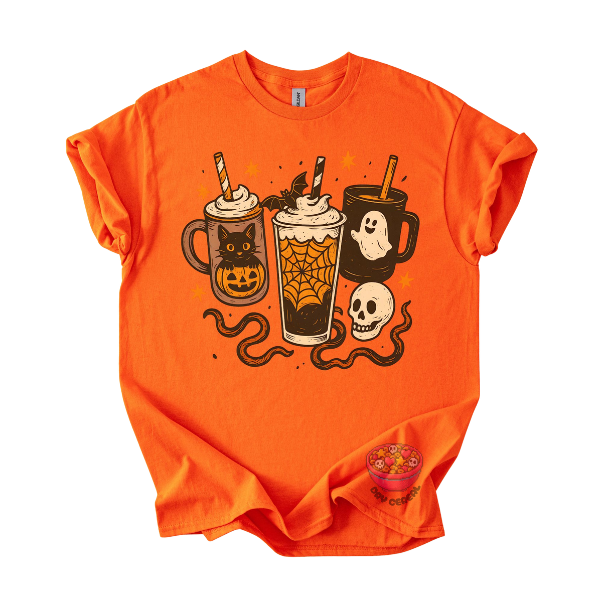 Spooky Coffee Trio Halloween Tee