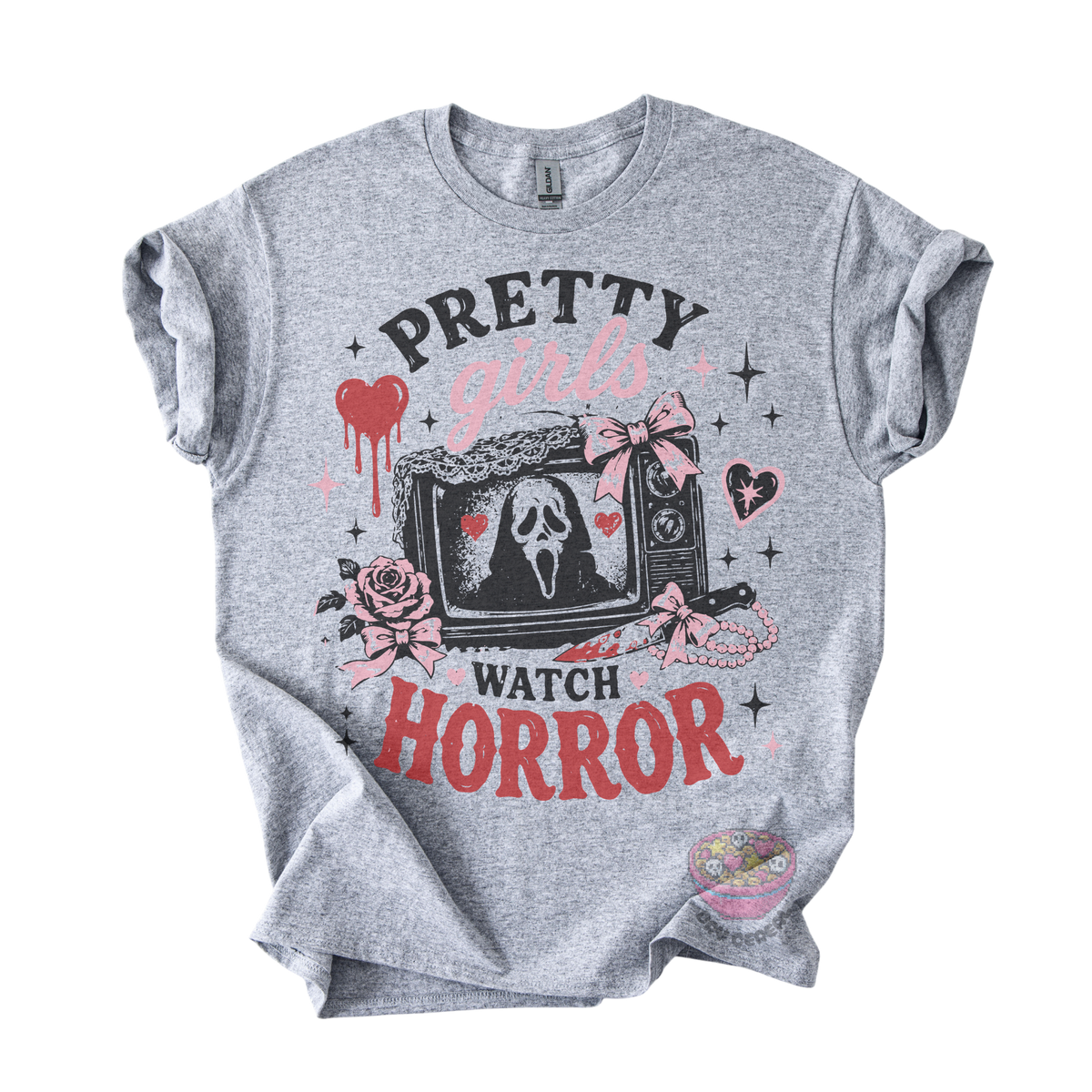 Pretty Girls Watch Horror Tee