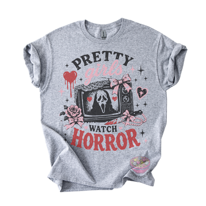 Pretty Girls Watch Horror Tee