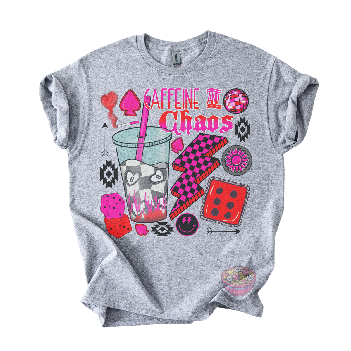 Caffeine and Chaos Tee