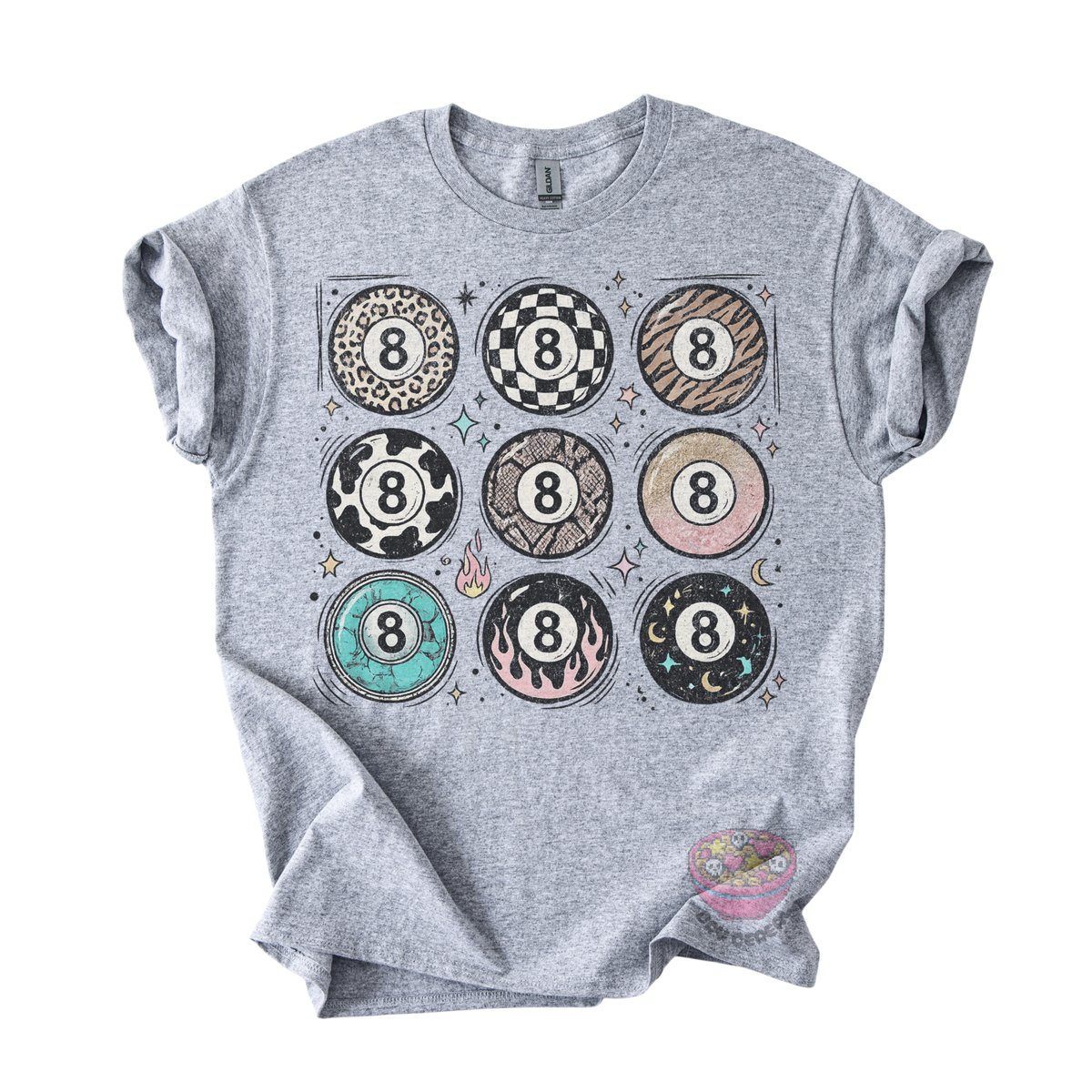 Retro 8 Ball Graphic Tee