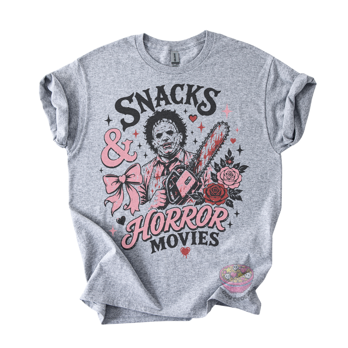 Snacks & Horror Movies Tee