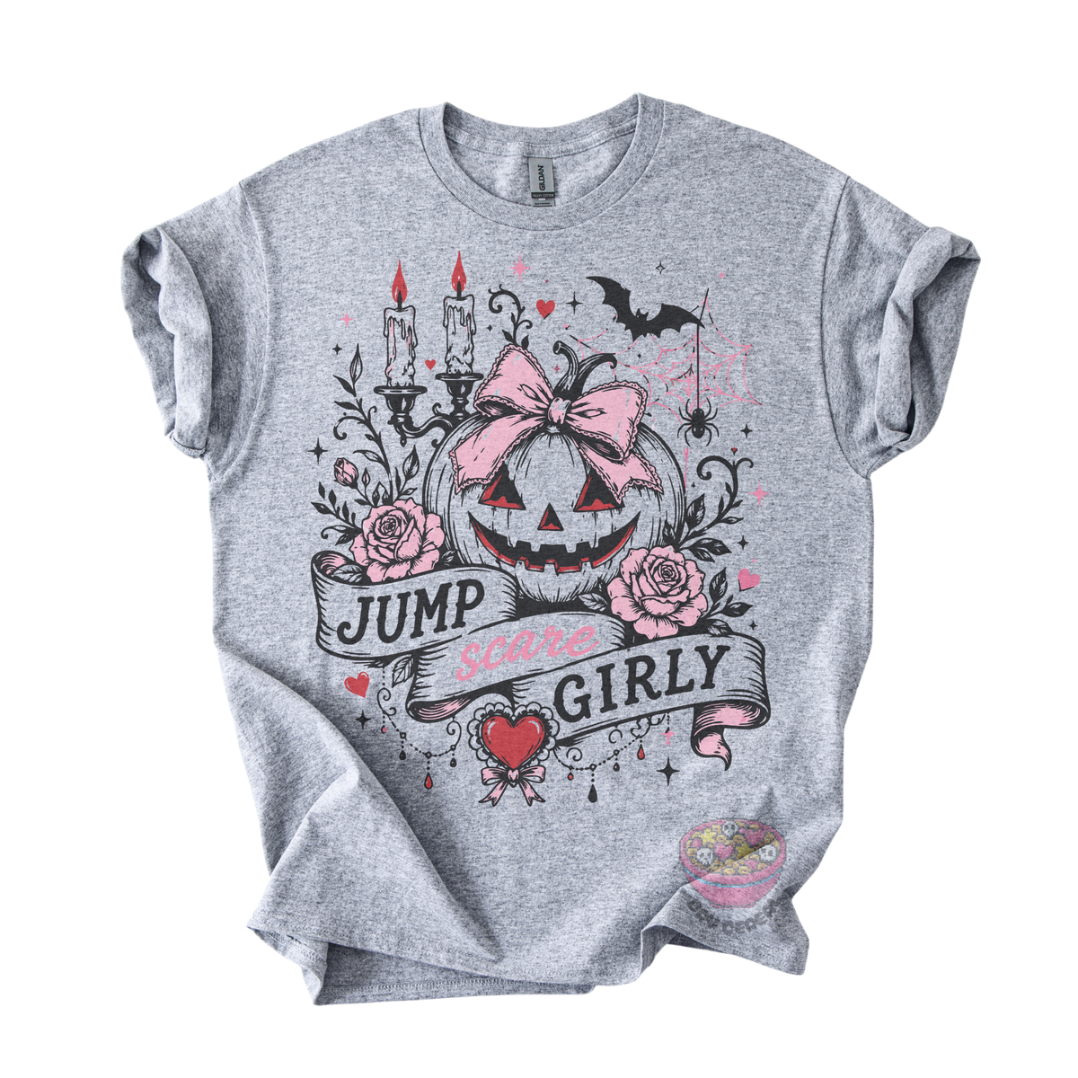 Jump Scare Girly Tee