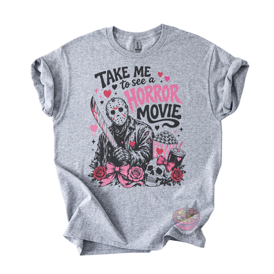 Take Me to a Horror Movie Tee