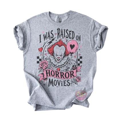 Raised on Horror Movies Tee