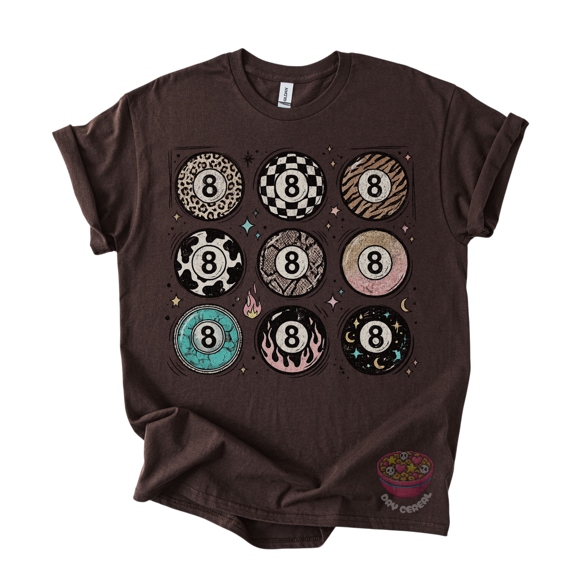 Retro 8 Ball Graphic Tee