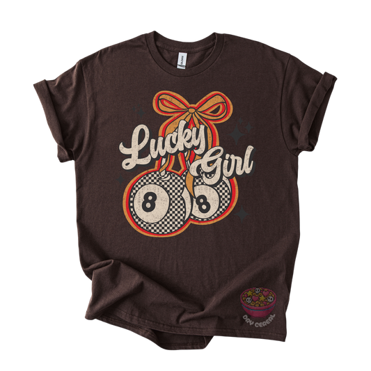 Lucky Girl Cherry Tee