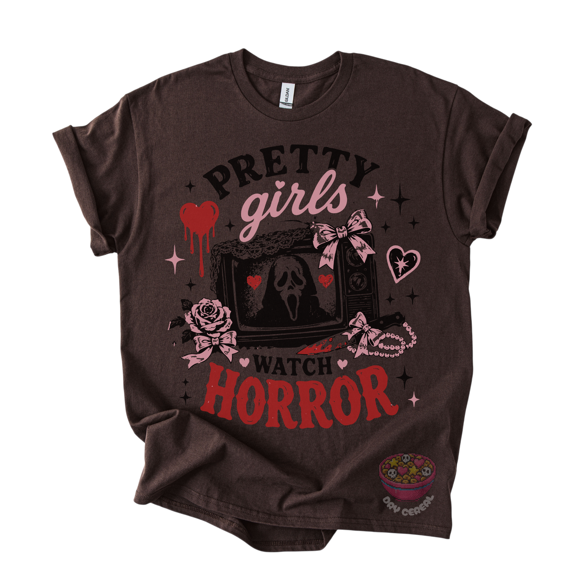 Pretty Girls Watch Horror Tee