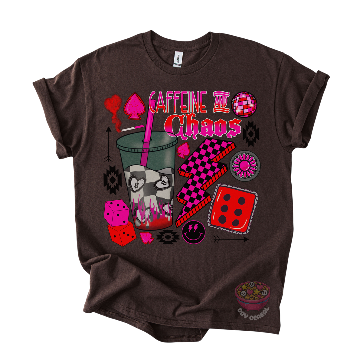 Caffeine and Chaos Tee
