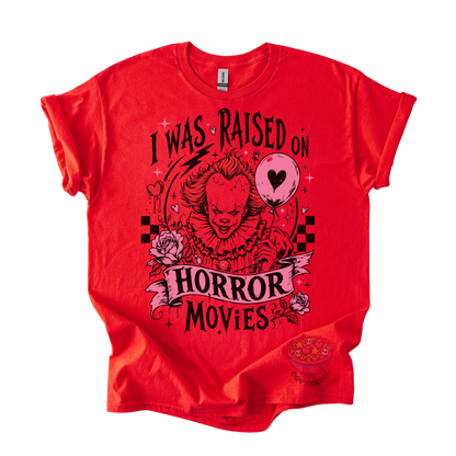 Raised on Horror Movies Tee