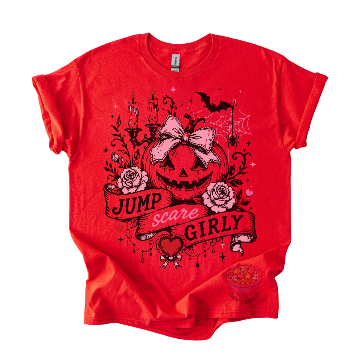 Jump Scare Girly Tee