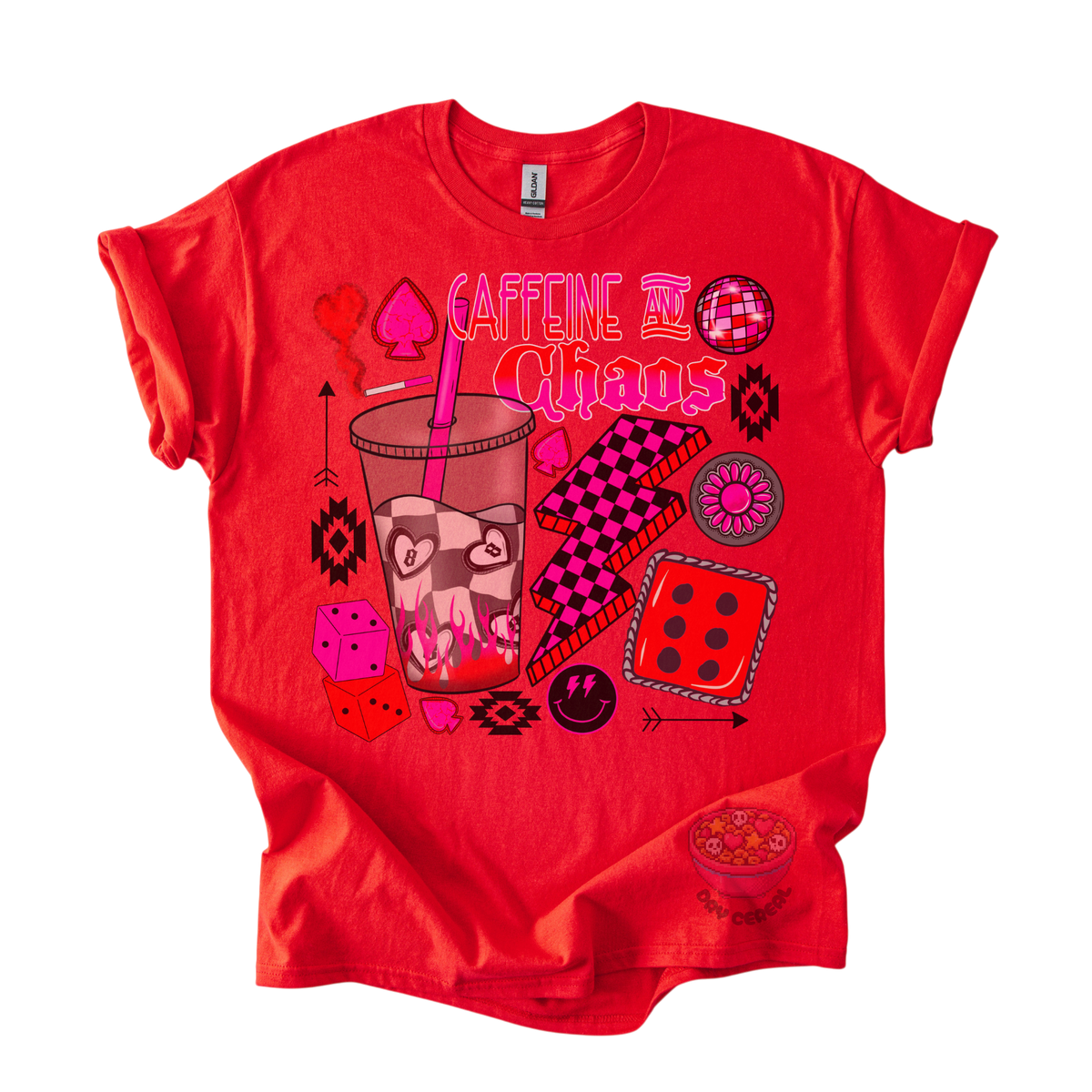 Caffeine and Chaos Tee