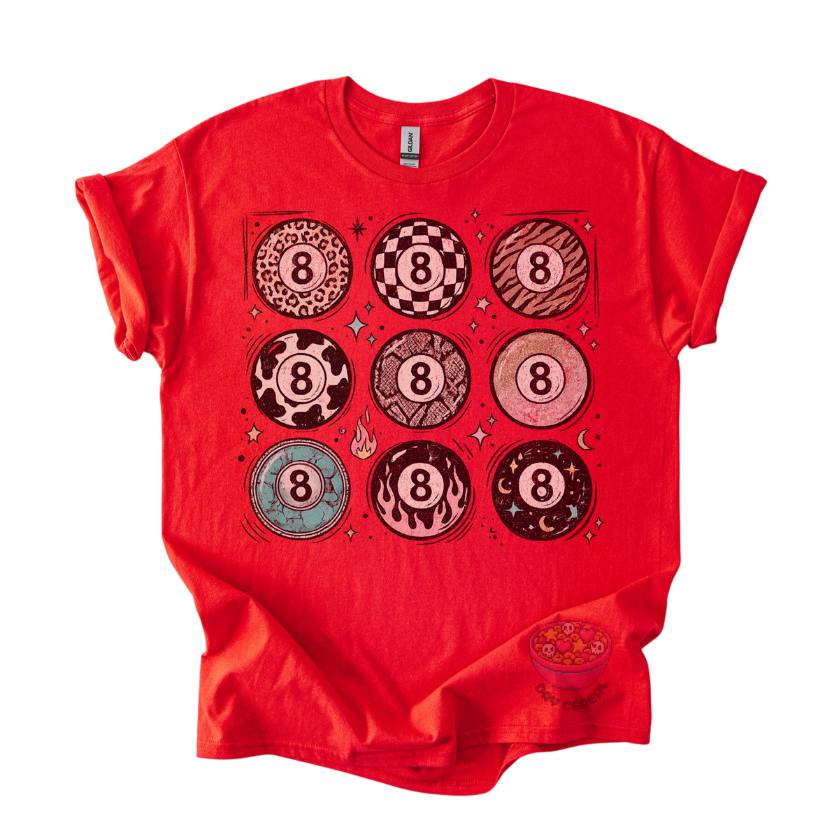 Retro 8 Ball Graphic Tee