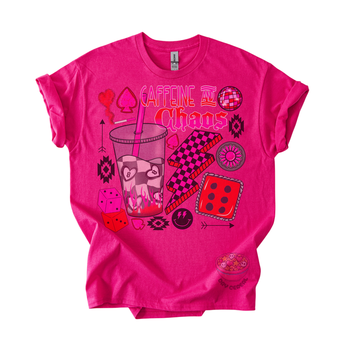 Caffeine and Chaos Tee