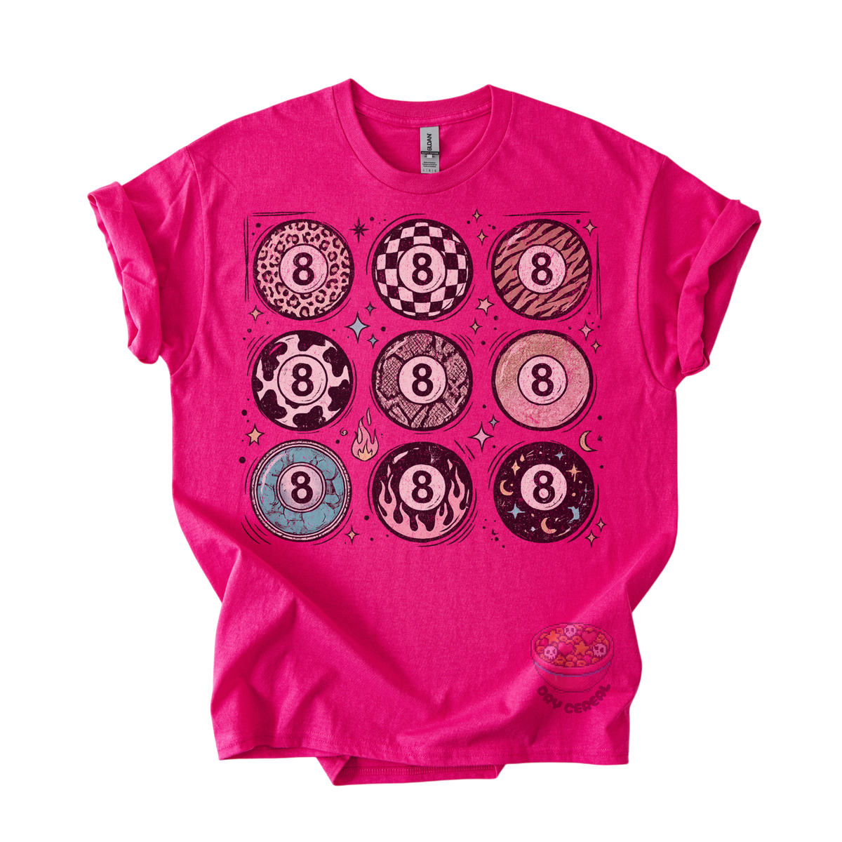 Retro 8 Ball Graphic Tee