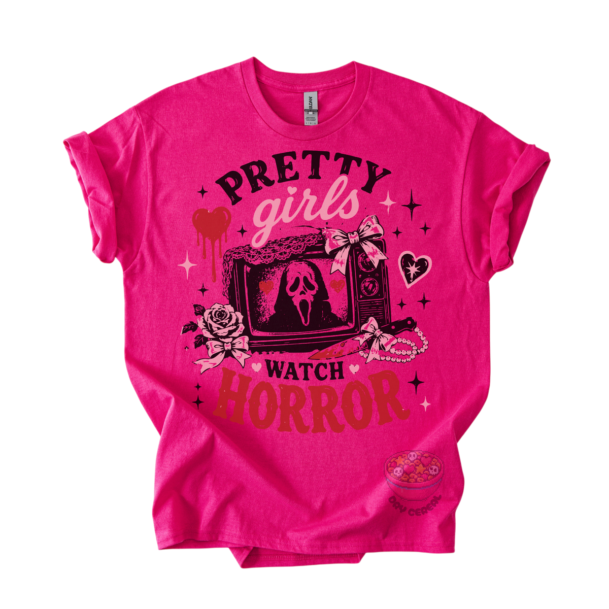 Pretty Girls Watch Horror Tee