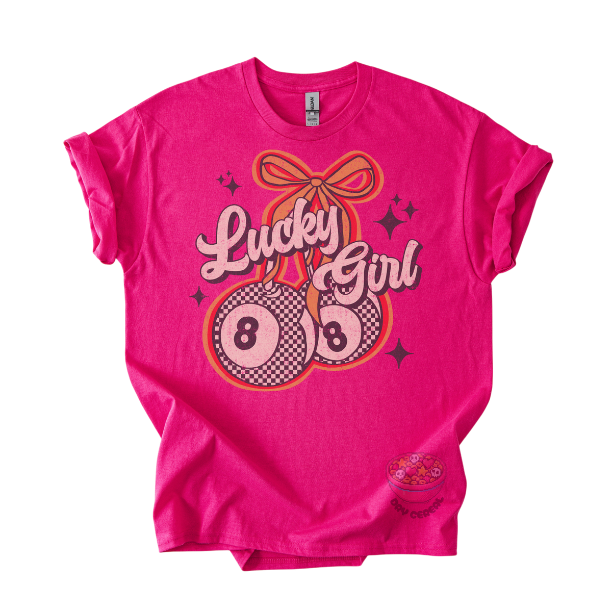 Lucky Girl Cherry Tee