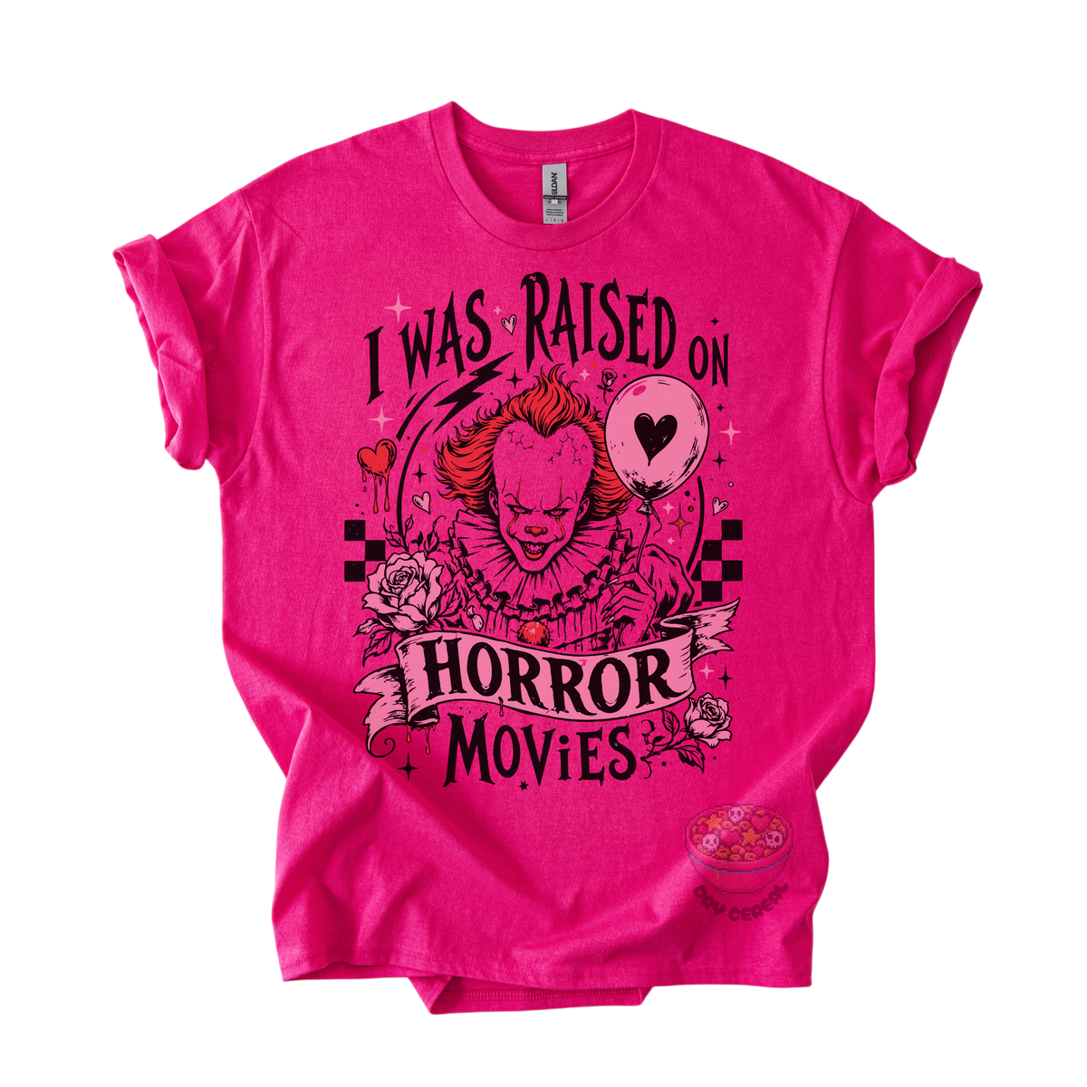 Raised on Horror Movies Tee