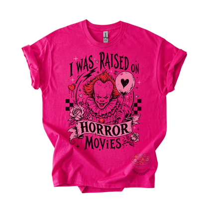 Raised on Horror Movies Tee