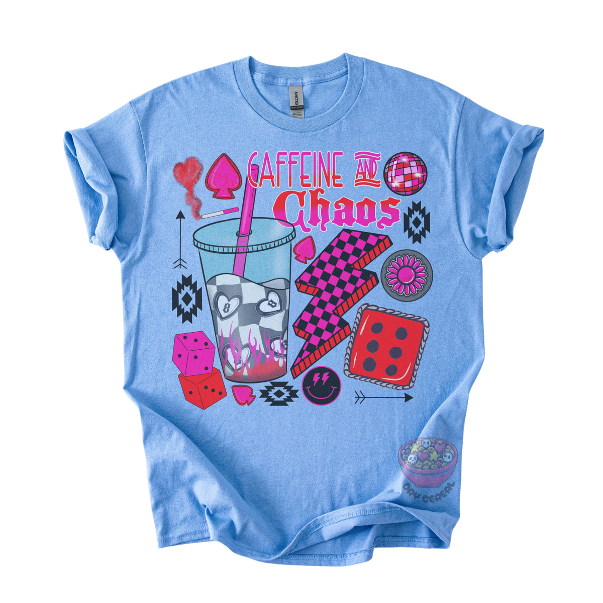 Caffeine and Chaos Tee