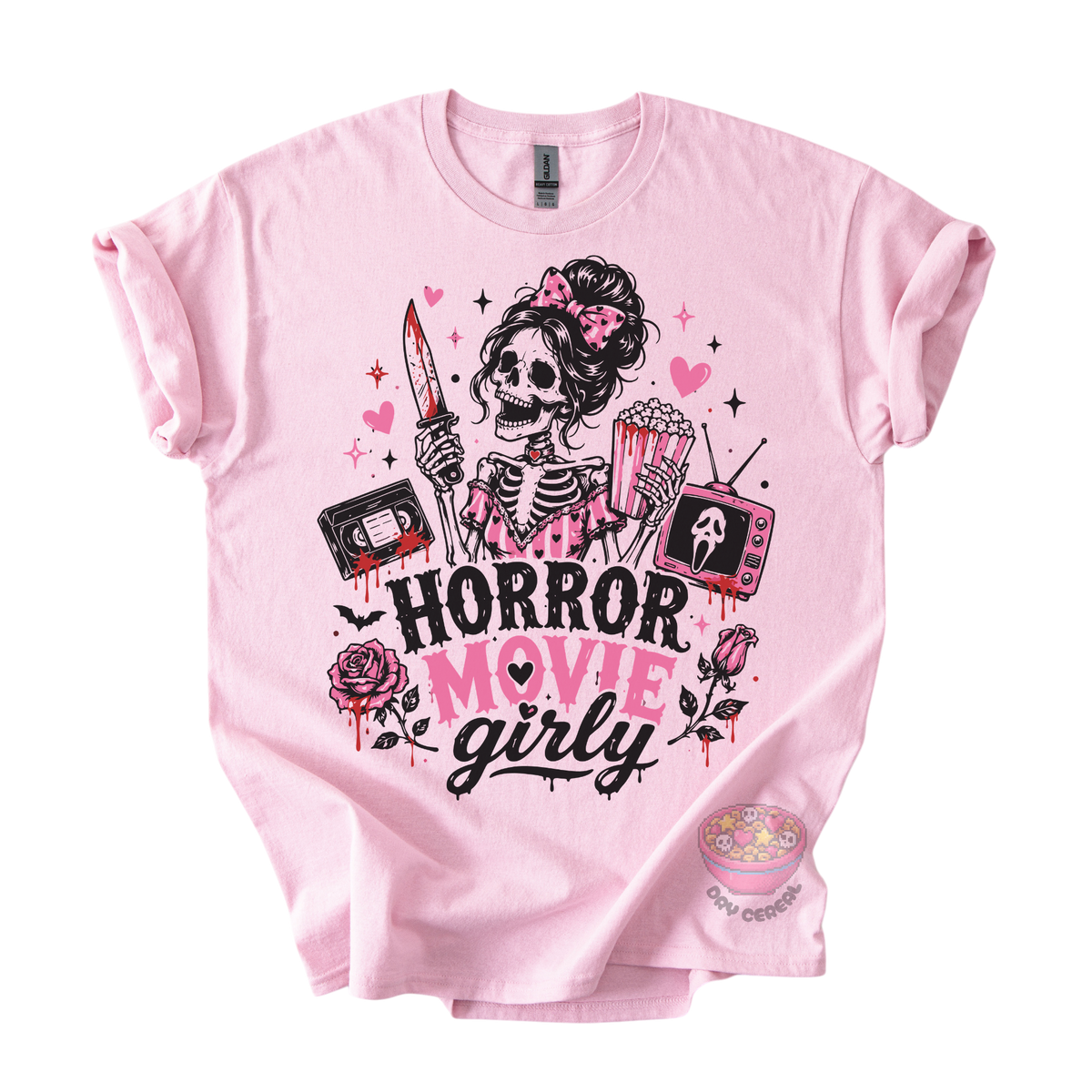 Horror Movie Girly Tee