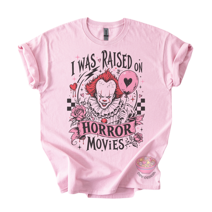 Raised on Horror Movies Tee