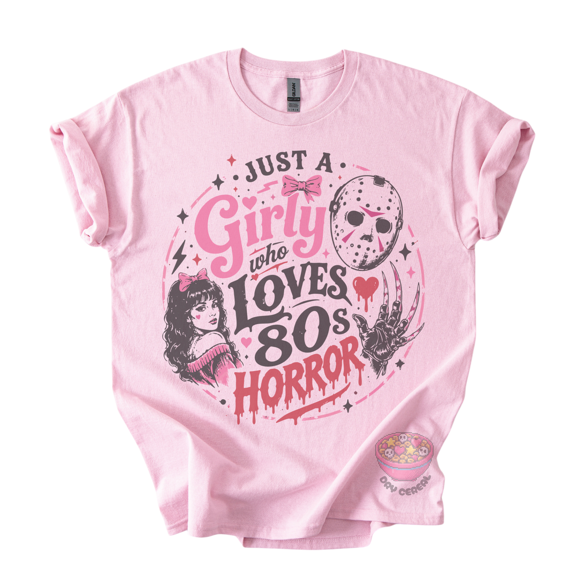 Girly Loves 80s Horror Tee