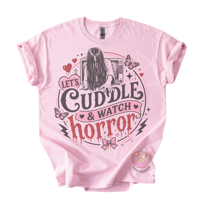 Cuddle & Watch Horror Tee