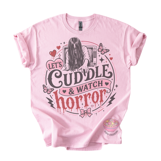Cuddle & Watch Horror Tee
