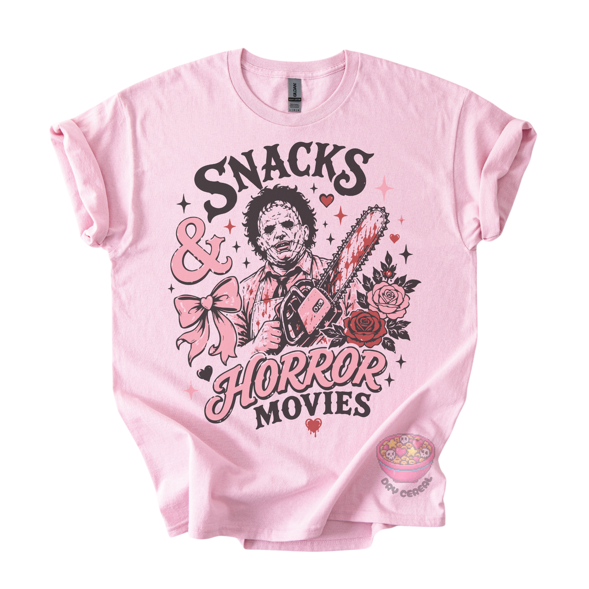 Snacks & Horror Movies Tee