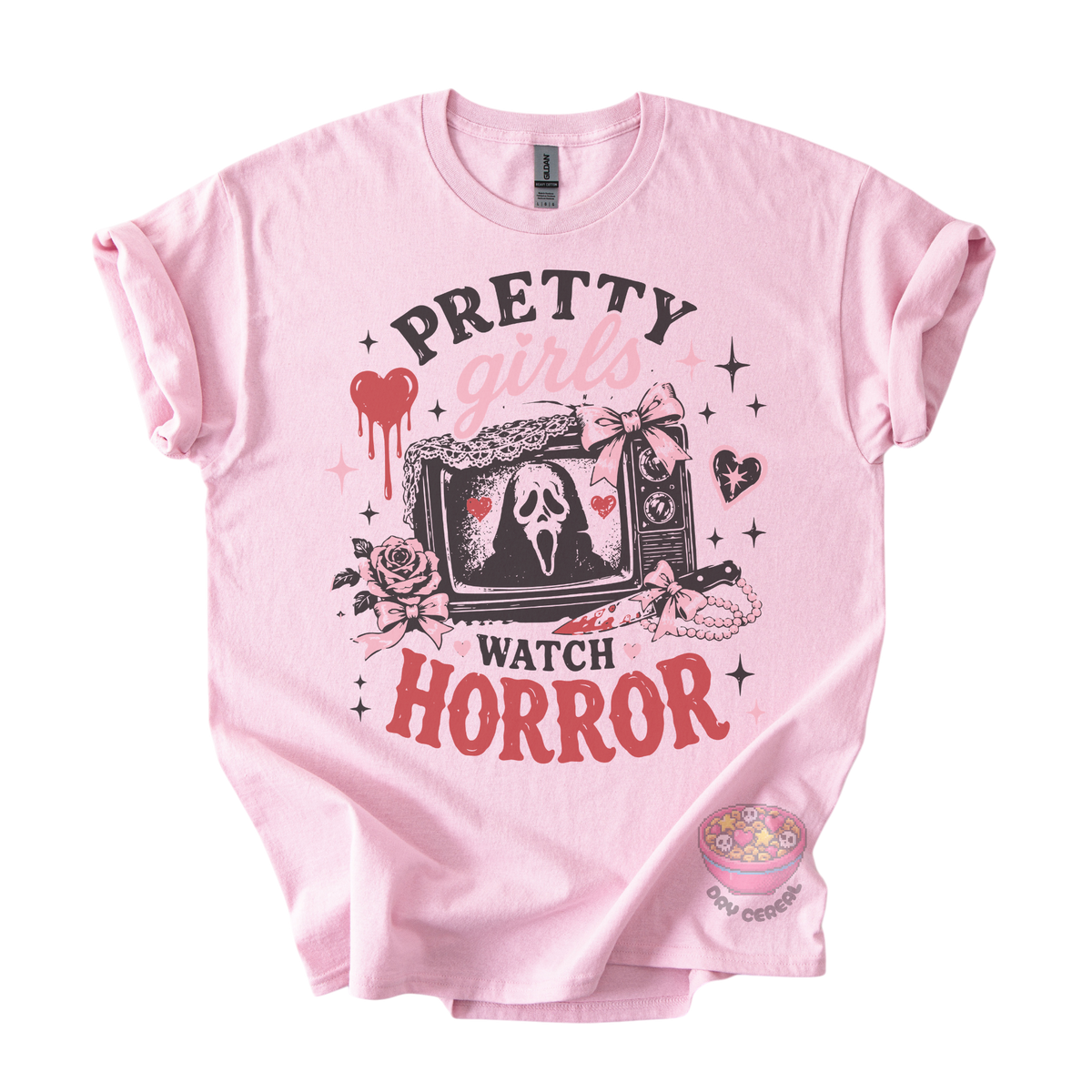 Pretty Girls Watch Horror Tee