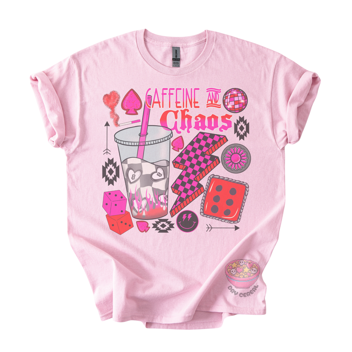 Caffeine and Chaos Tee