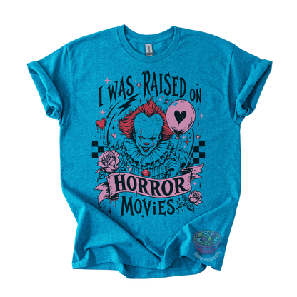 Raised on Horror Movies Tee