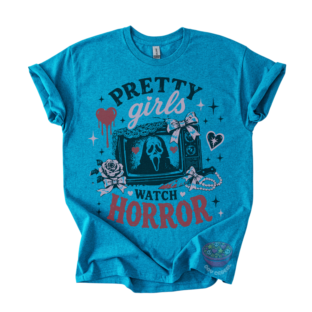 Pretty Girls Watch Horror Tee