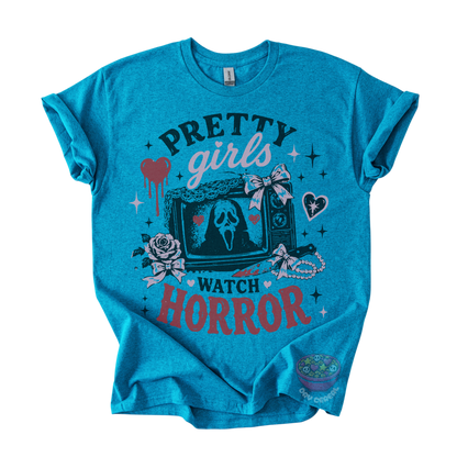 Pretty Girls Watch Horror Tee