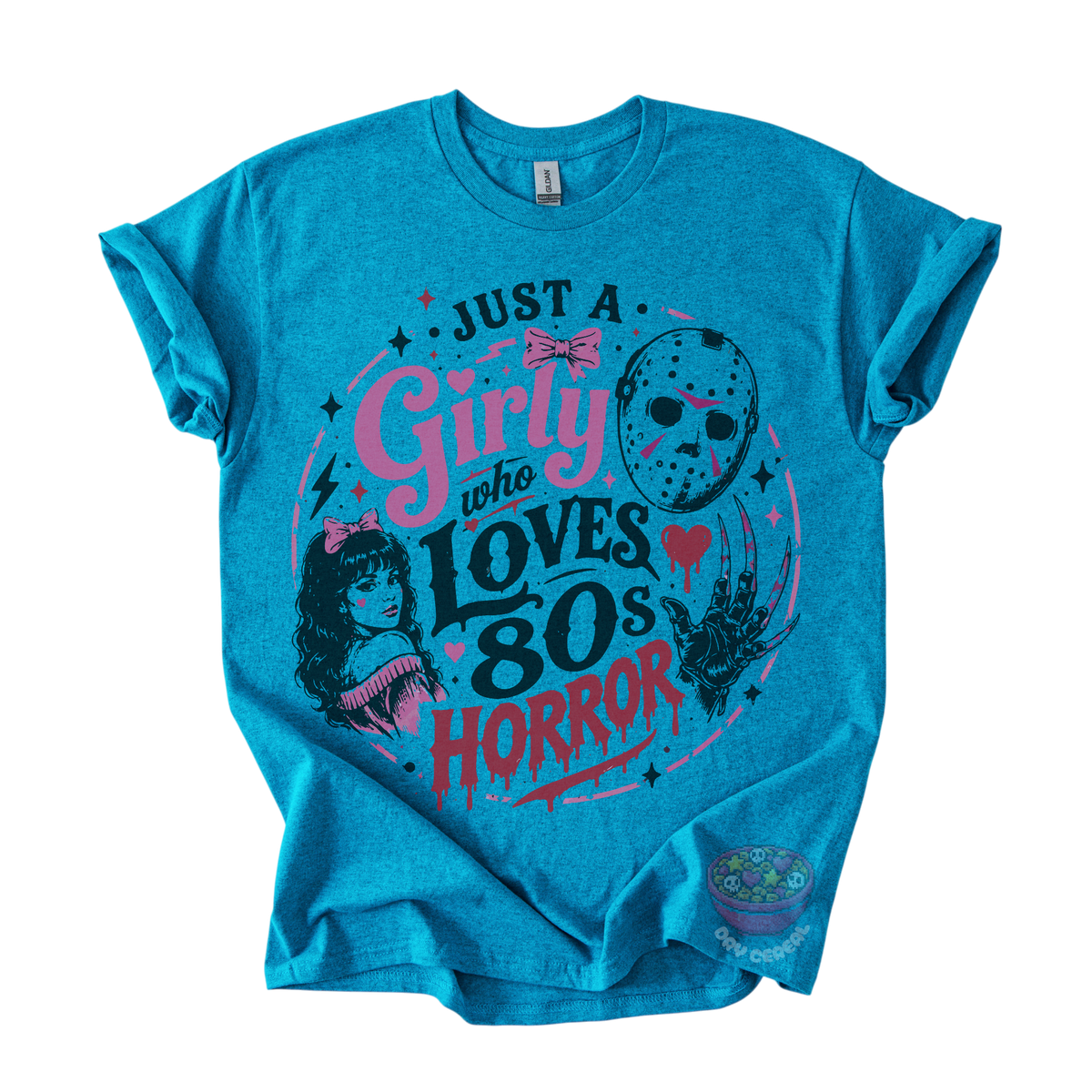 Girly Loves 80s Horror Tee