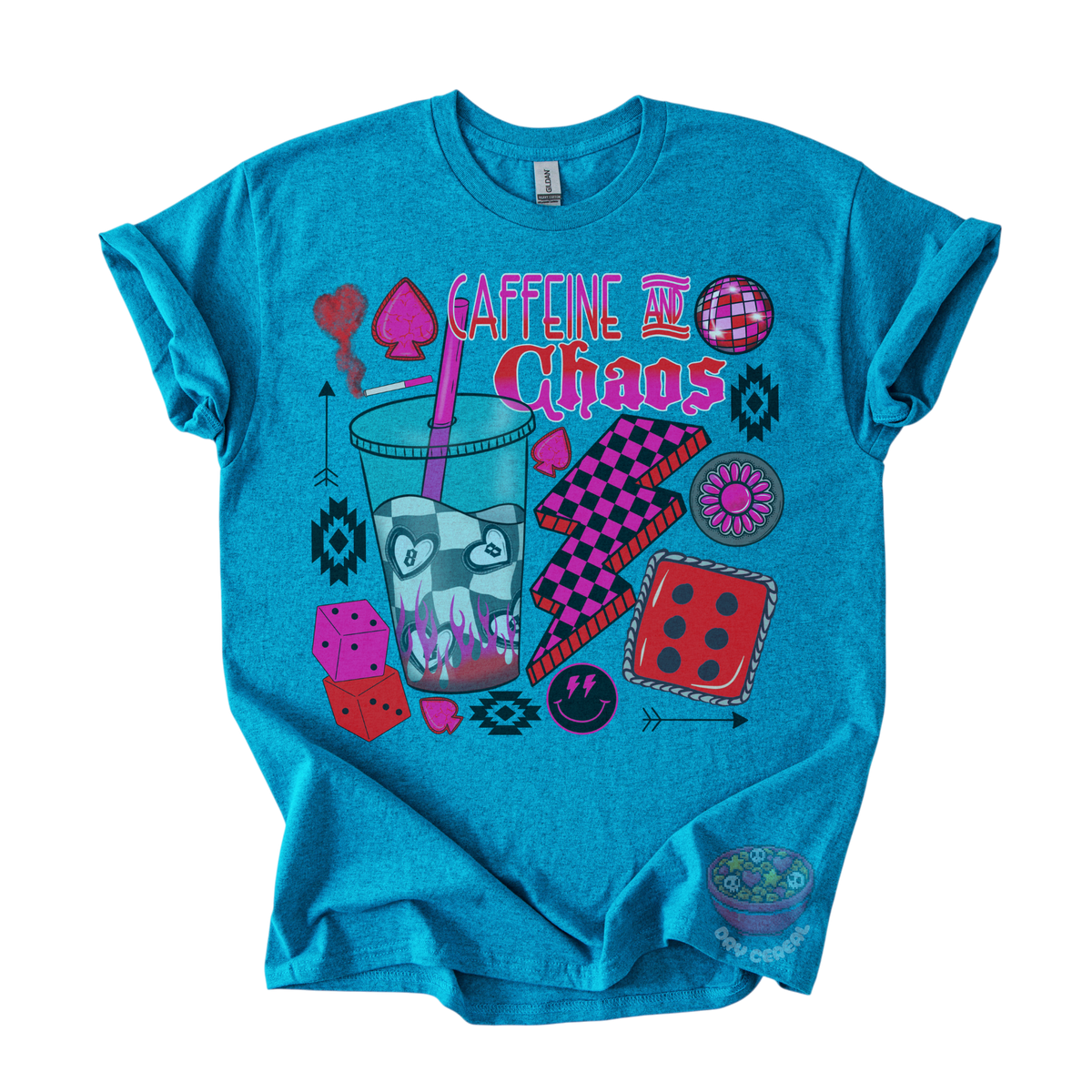 Caffeine and Chaos Tee
